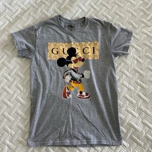 Bootleg Gucci Mickey Mouse T Shirt